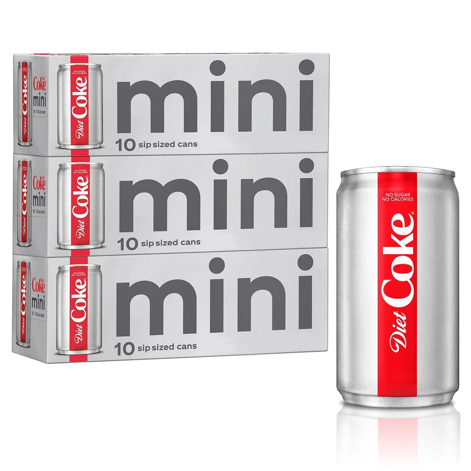 Diet Coke Soda Mini Cans, 7.5 fl. oz., 30 pk.