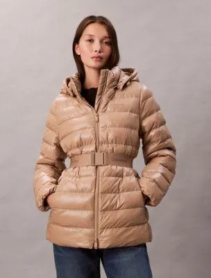 Belted Puffer Jacket