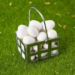 Dollhouse Miniature Egg Crate Basket