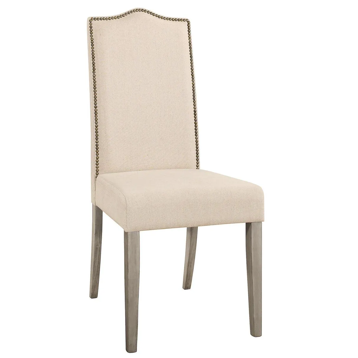 Romero Parson Linen Upholstery Chair, Weathered Gray