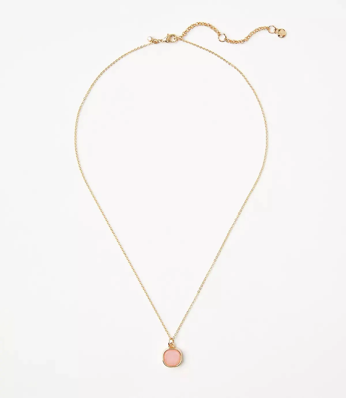 Marbleized Rounded Square Necklace