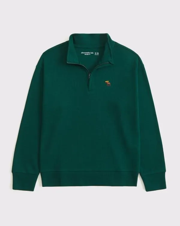 signature icon quarter-zip