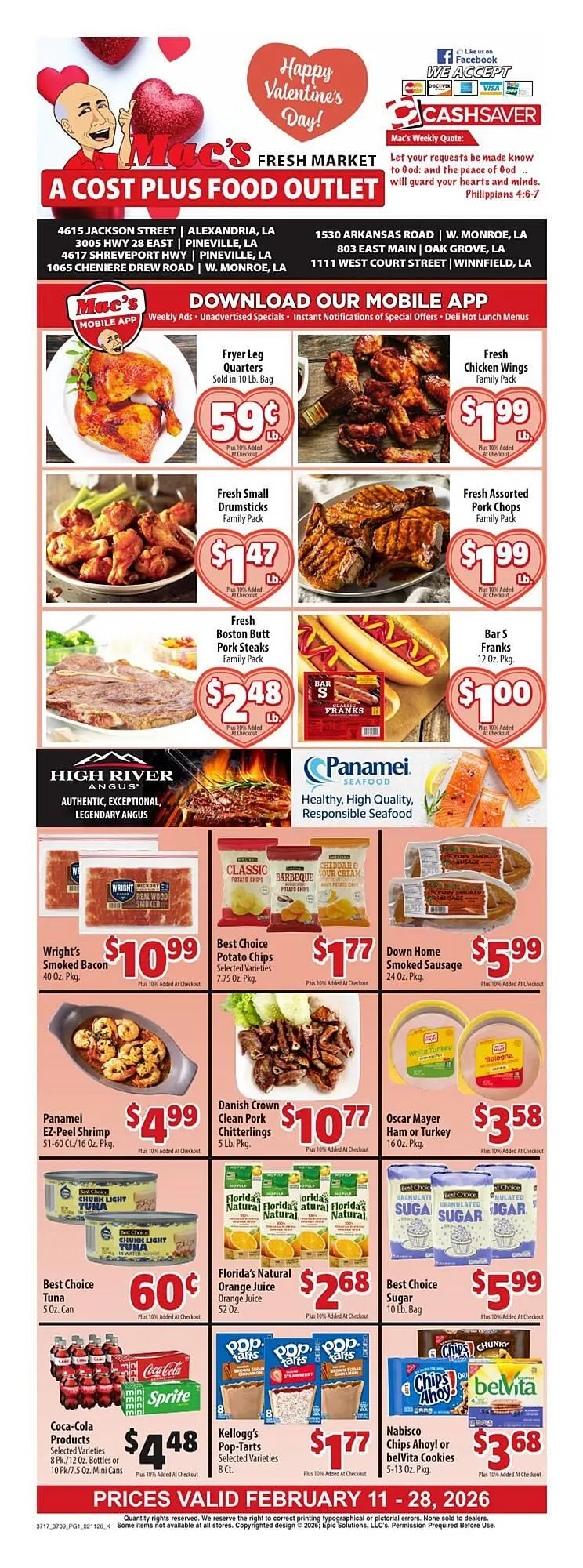 Weekly ad Mac's Market weekly ad from February 11 to February 28 2026 - Page 1