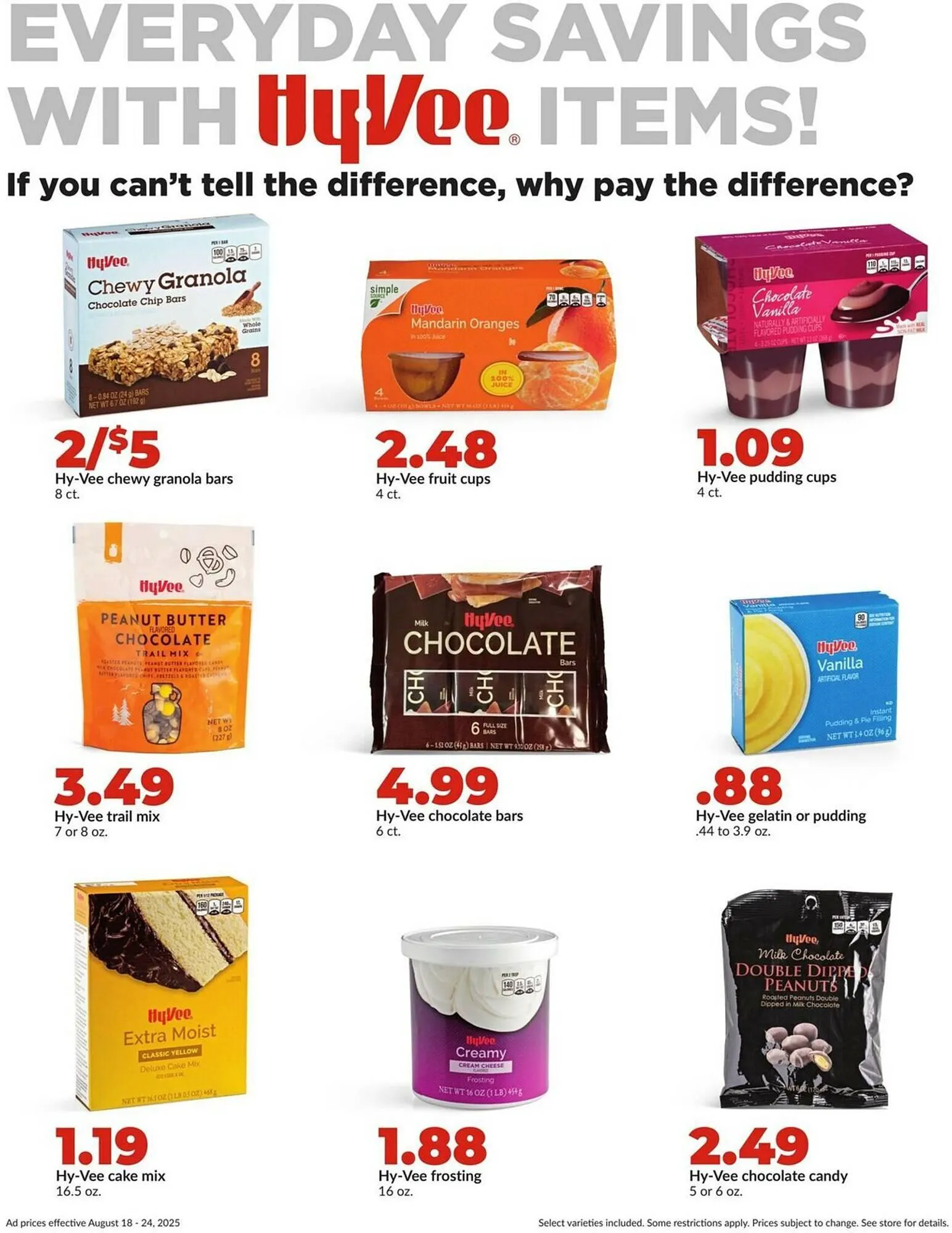 Weekly ad Hy-Vee Weekly Ad from August 18 to August 24 2025 - Page 17