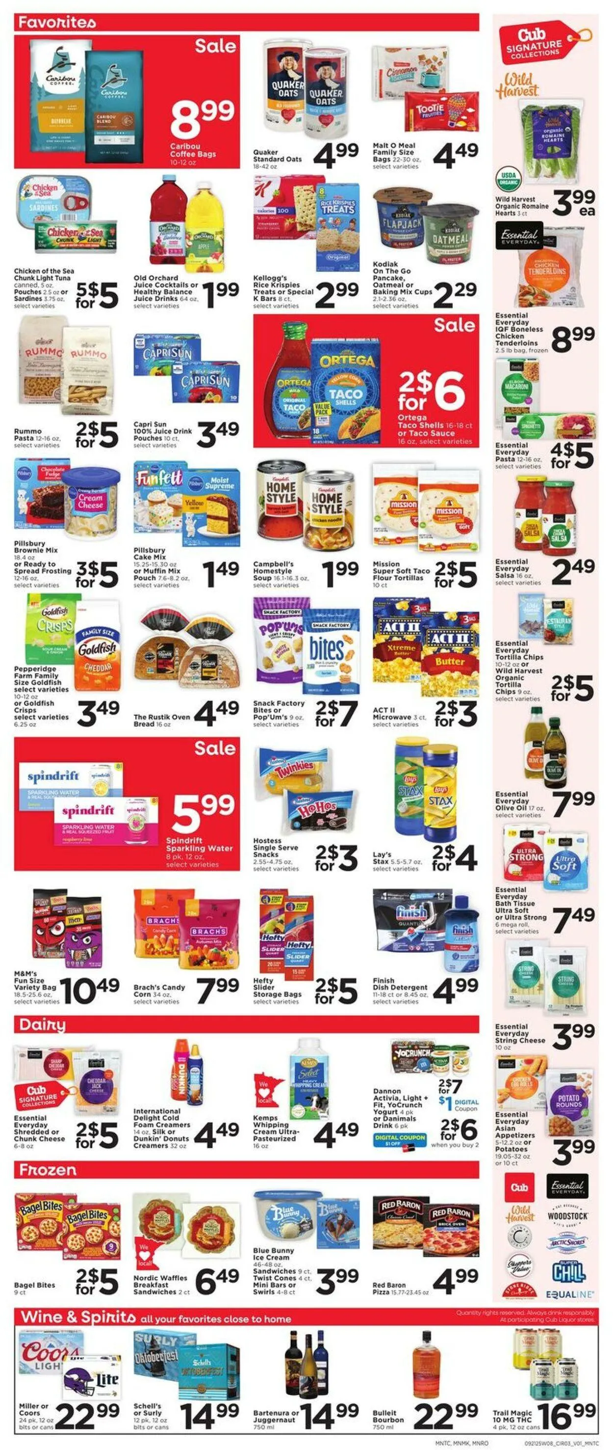 Weekly promotion Cub Foods Current weekly ad spanning from September 21 to September 27 2025 - Page 3 for Catalogue 365