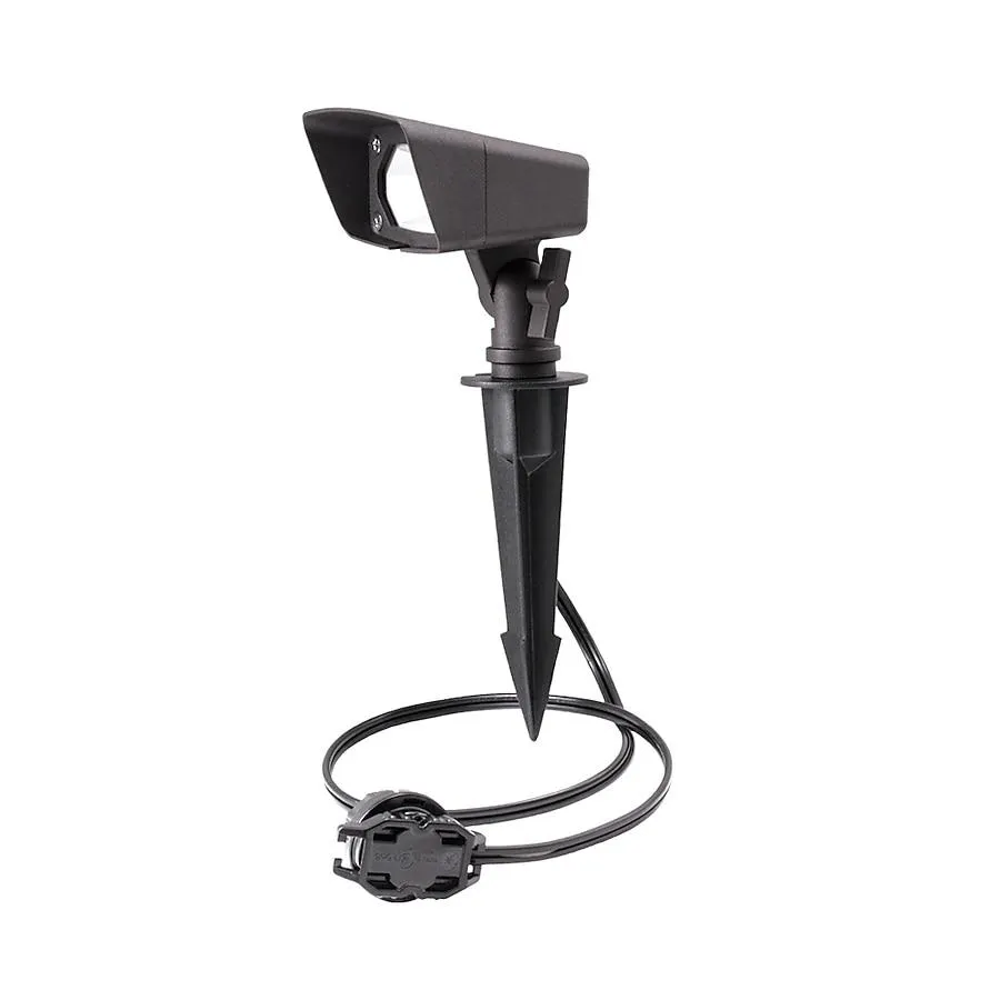 Harbor Breeze 200 -Lumens 3.5 -Watt Bronze Low voltage Warm White Plug-in LED Flood light