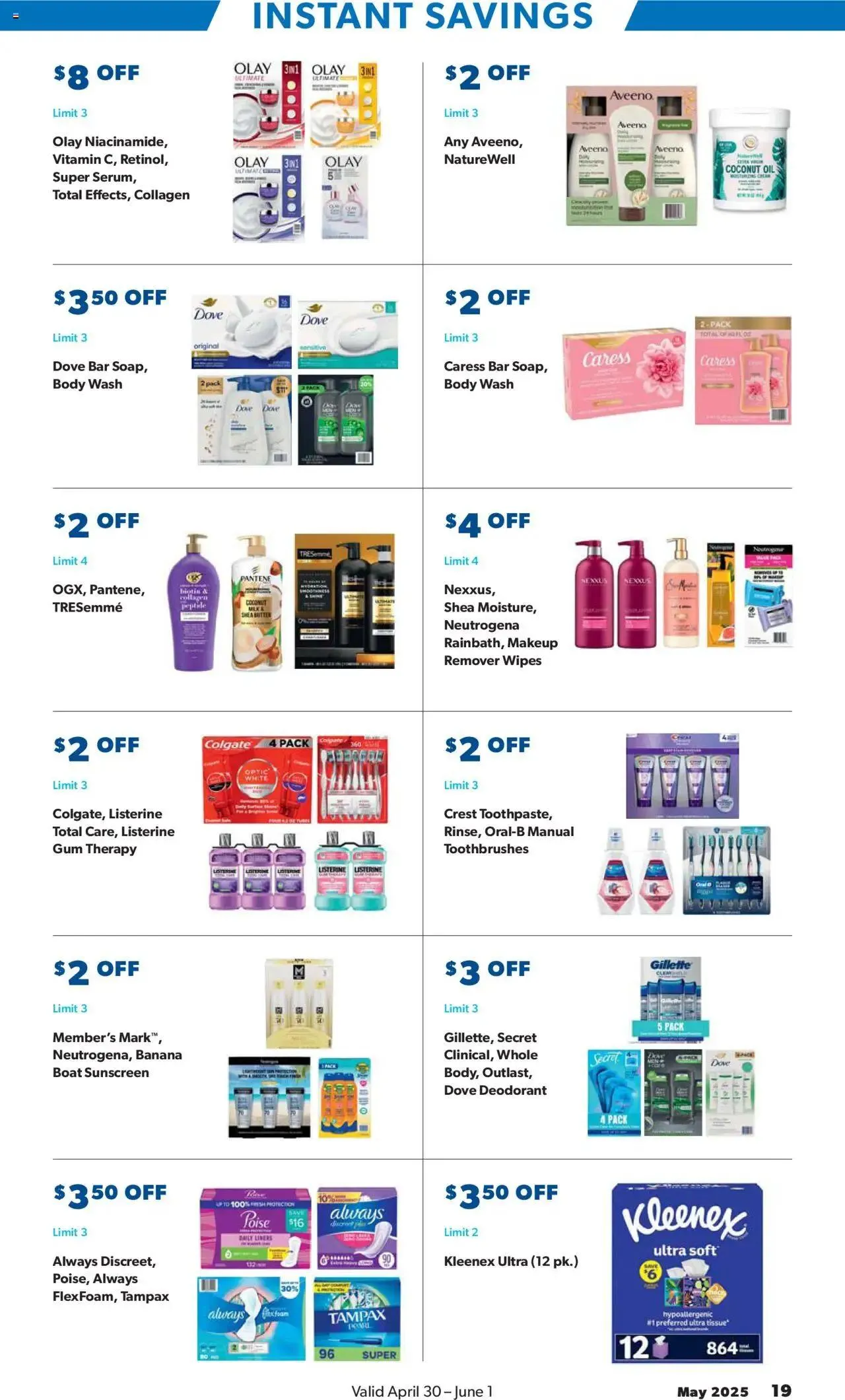 Weekly ad Sam's Club Savings Book May 2025 from April 30 to June 1 2025 - Page 19