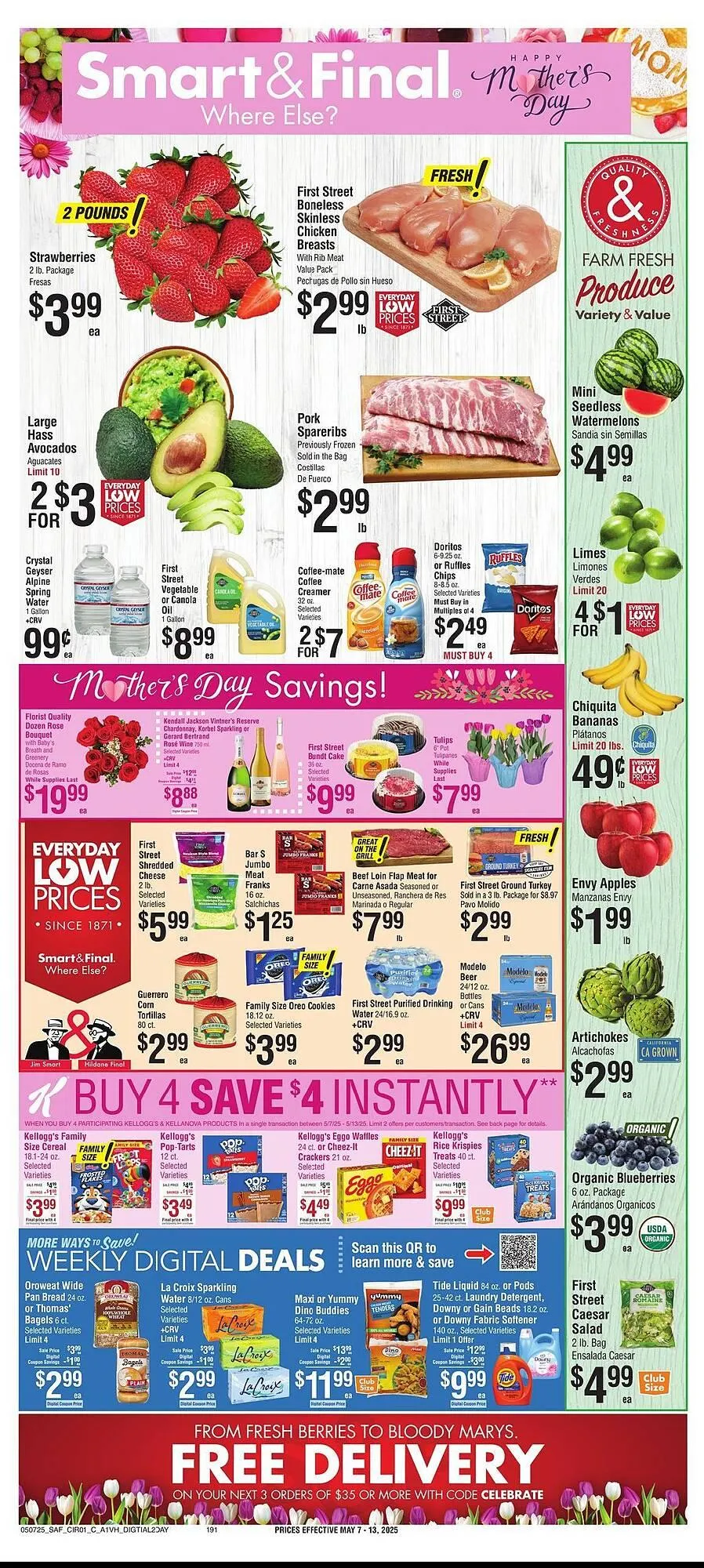 Weekly ad Smart & Final Weekly Ad from May 7 to May 13 2025 - Page 1