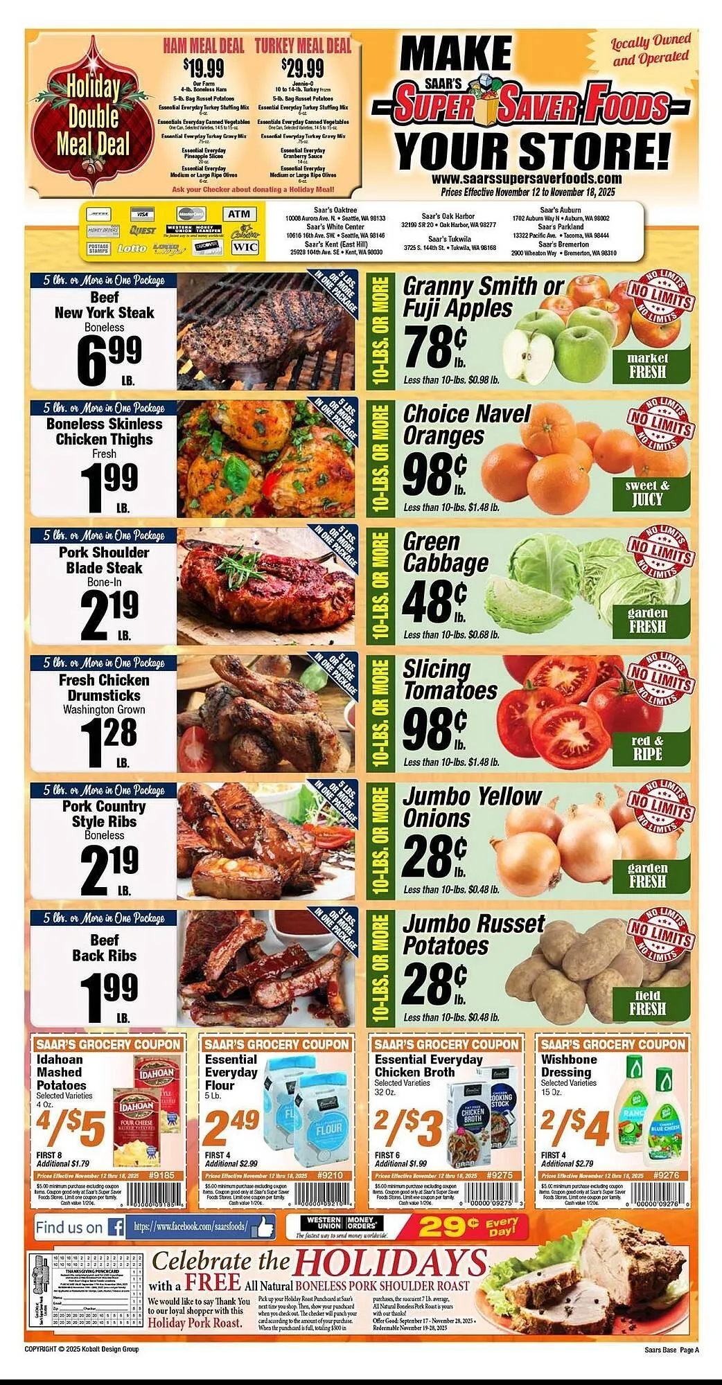 Weekly ad Super Saver weekly ad from November 12 to November 18 2025 - Page 1
