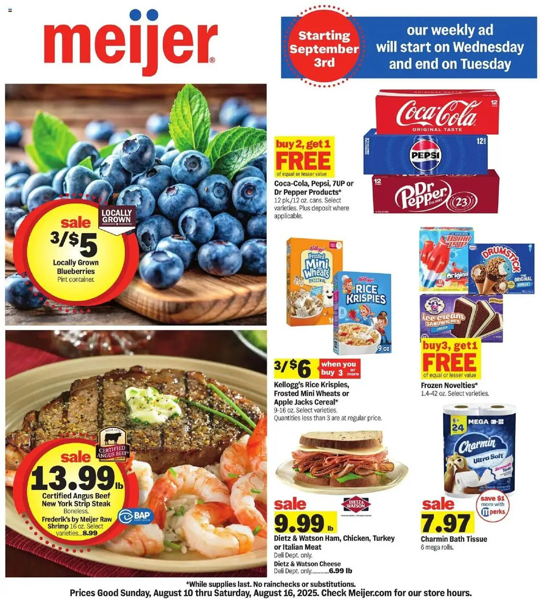 Weekly ad Meijer Weekly Ad from August 10 to August 16 2025 - Page 1
