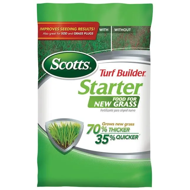 Scotts Turf Builder Starter Food 15-lb 5000-sq ft 24-25-4 All Purpose Lawn Starter Fertilizer