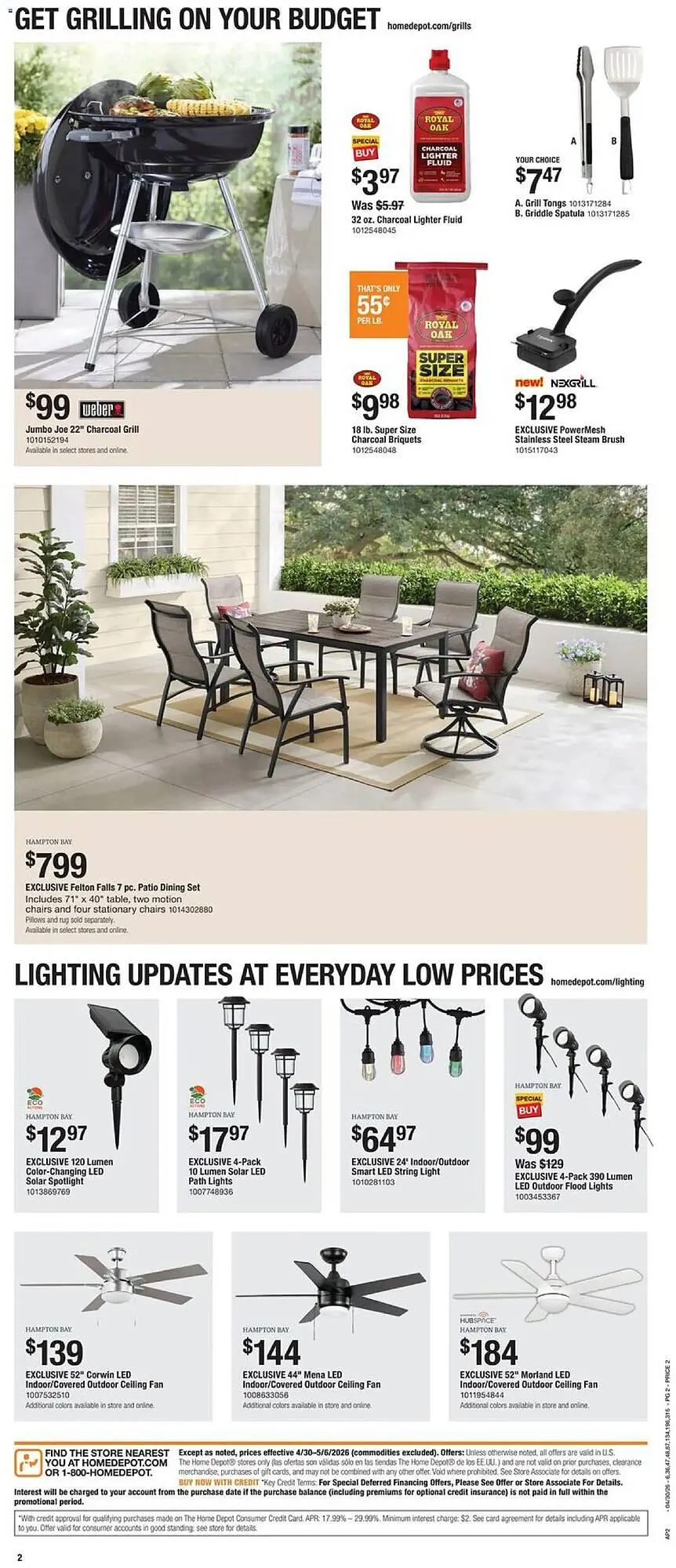 Weekly ad The Home Depot flyer from April 30 to May 7 2026 - Page 2