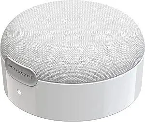 Scosche BTMSSWT-SP BoomCan MS Portable Magnetic True Wireless Bluetooth Speaker Compatible with MagSafe iPhone 16/15/14/13/12/Pro/Pro Max, Works with Any Android or Bluetooth Compatible Device, White