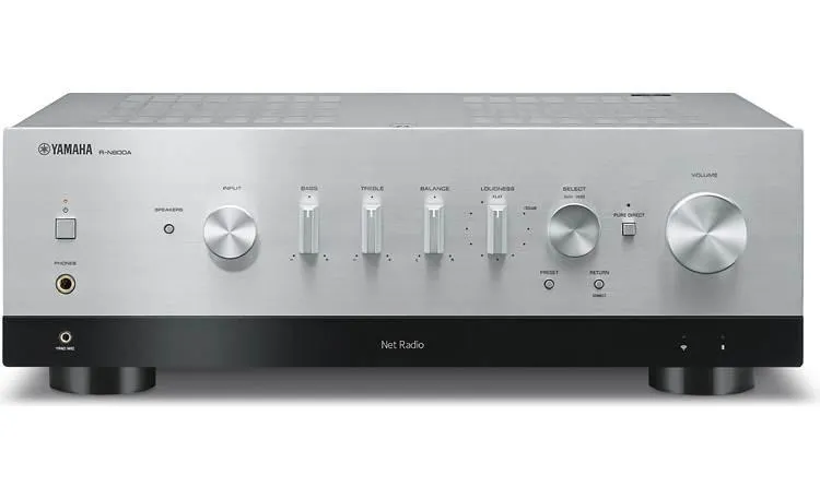 Yamaha R-N800A Stereo receiver with Wi-Fi, Bluetooth® and Apple AirPlay® 2 (Silver)
