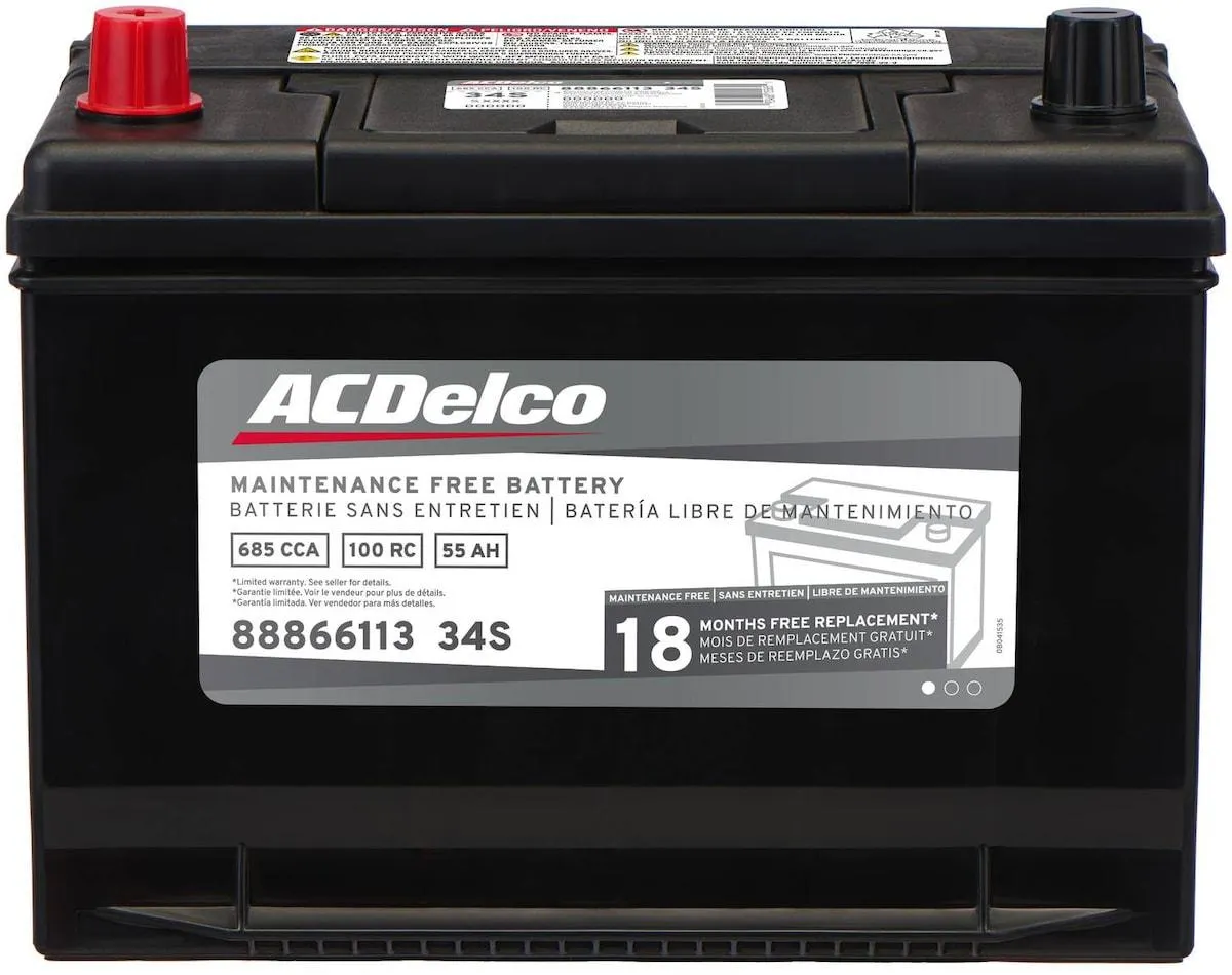 ACDelco Battery Group Size 34 - 34S