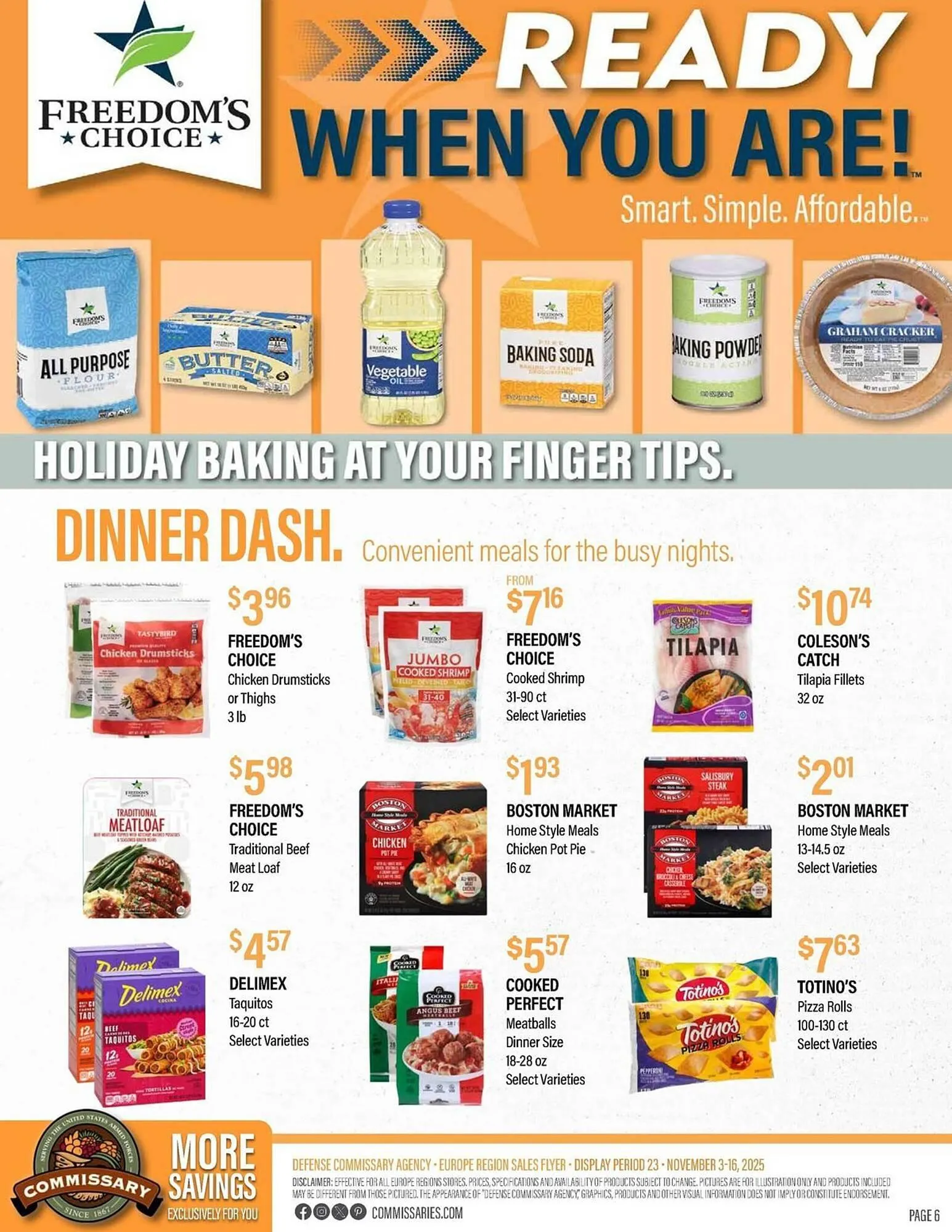 Weekly ad Commissary weekly ad from November 3 to November 16 2025 - Page 6