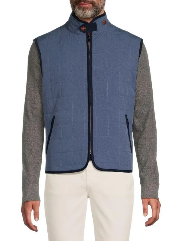 Mockneck Quilted Vest
