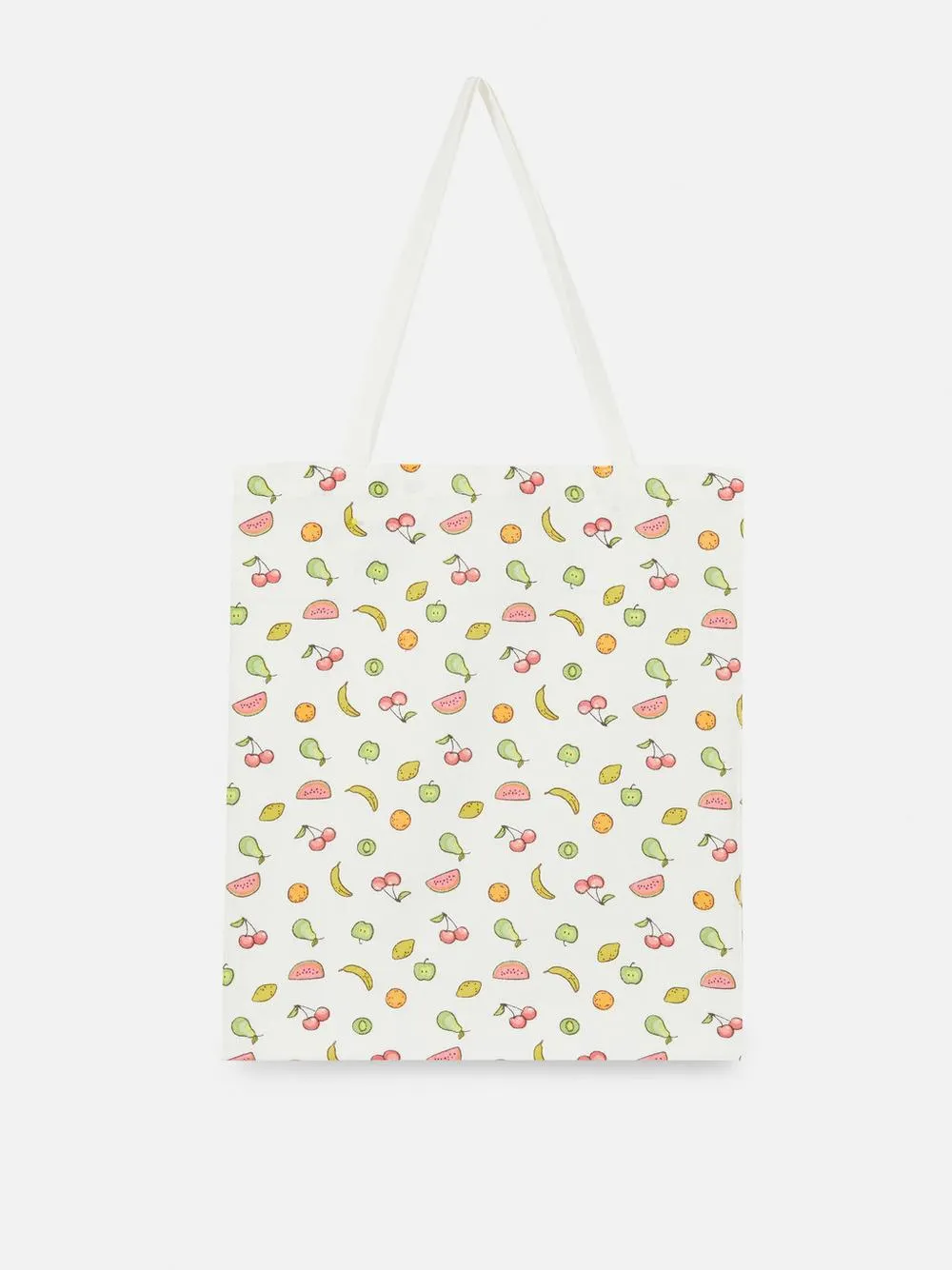 Fruit Print Canvas Bag