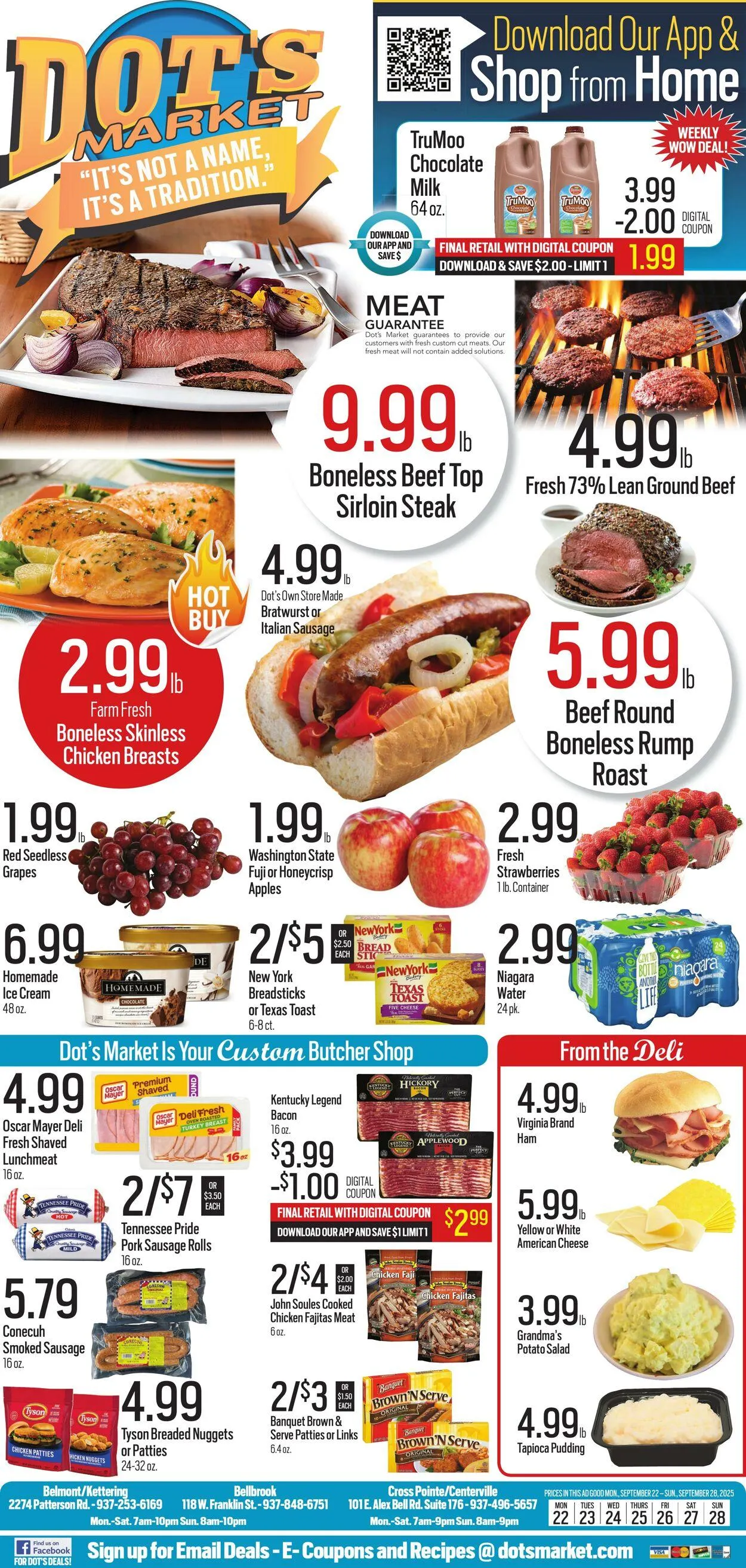 Weekly ad Dot's Market from September 24 to October 8 2025 - Page 1