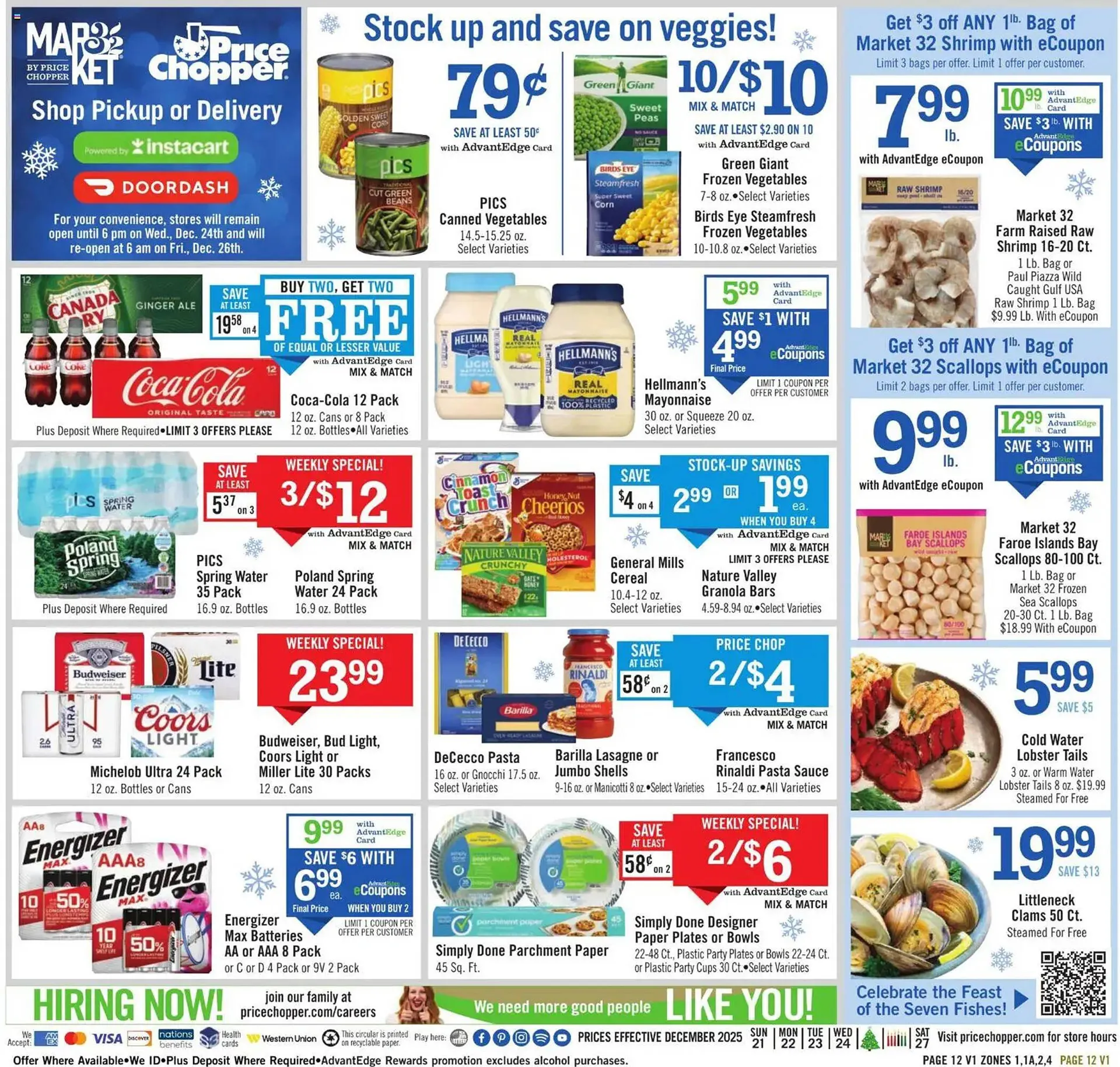 Weekly ad Price Chopper weekly ad from December 21 to December 27 2025 - Page 12