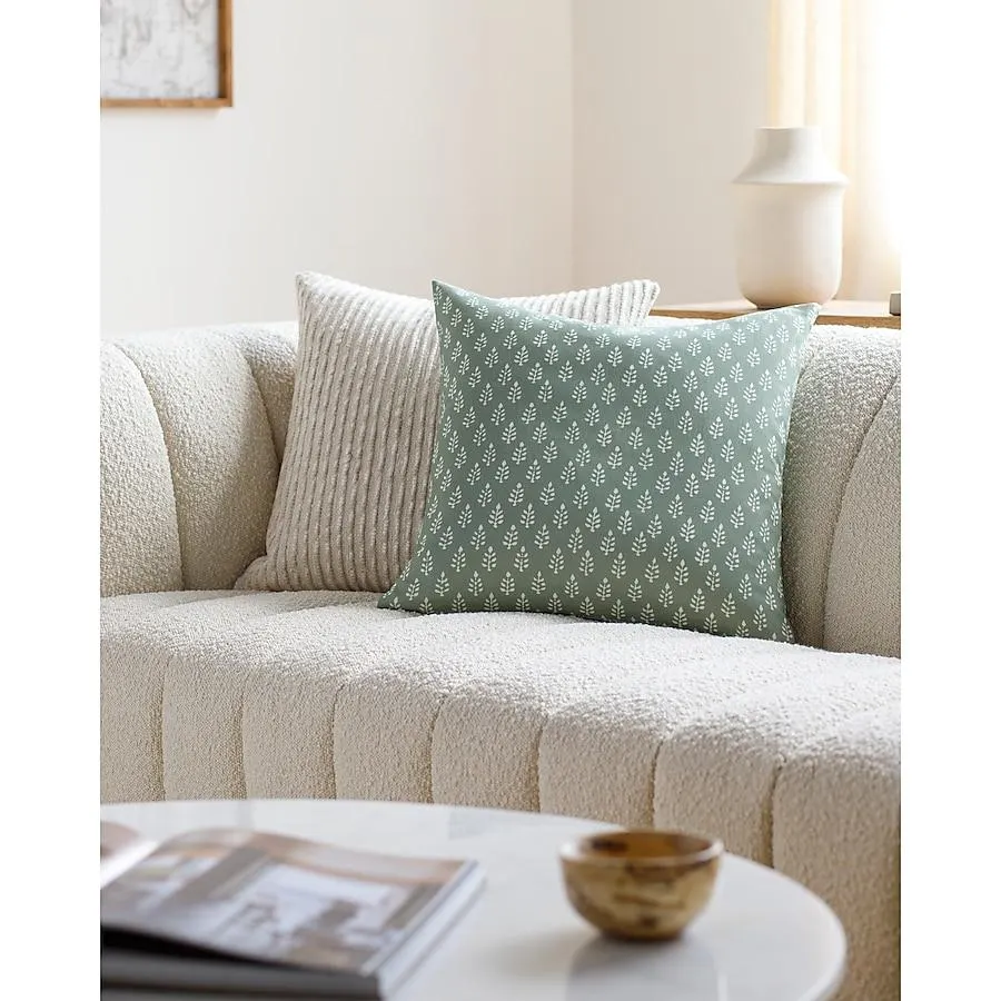 Livabliss 18-in x 18-in Sage Square Indoor Decorative Pillow