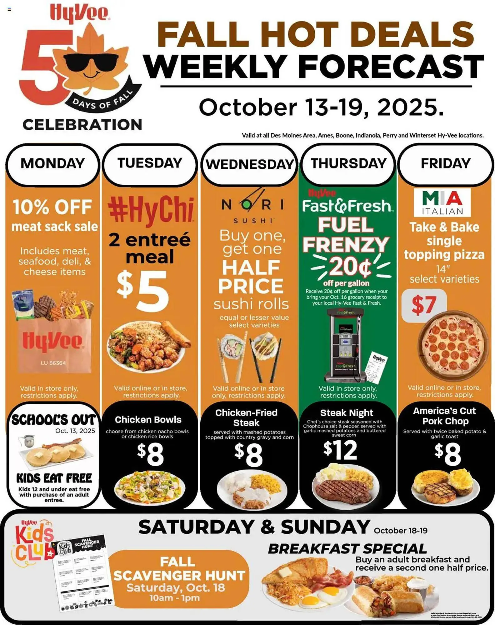 Weekly ad Hy-Vee weekly ad from October 13 to October 19 2025 - Page 1