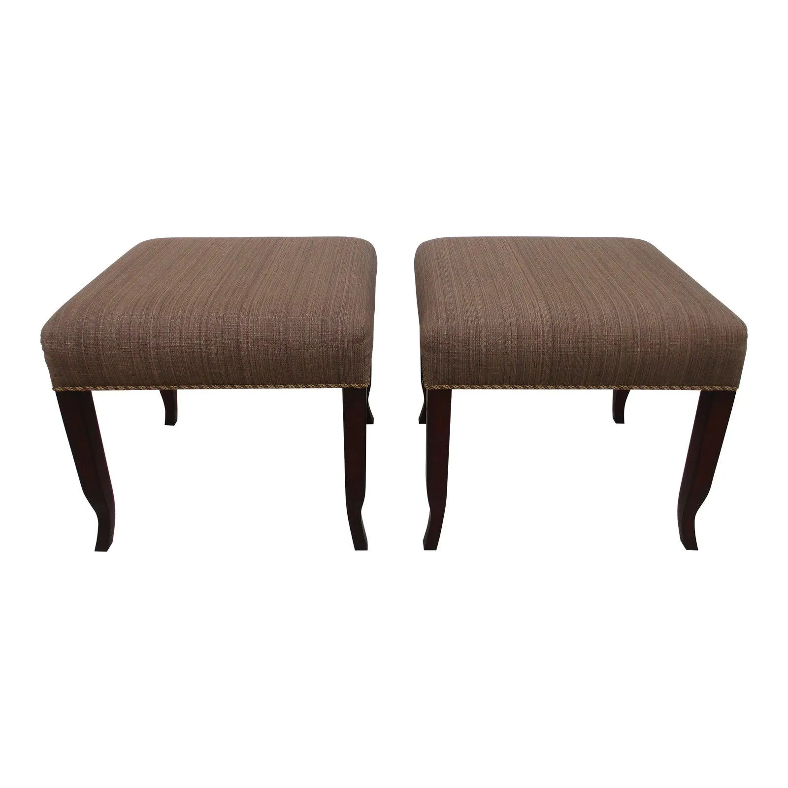 Kindel Tan Taupe Bunching Stools