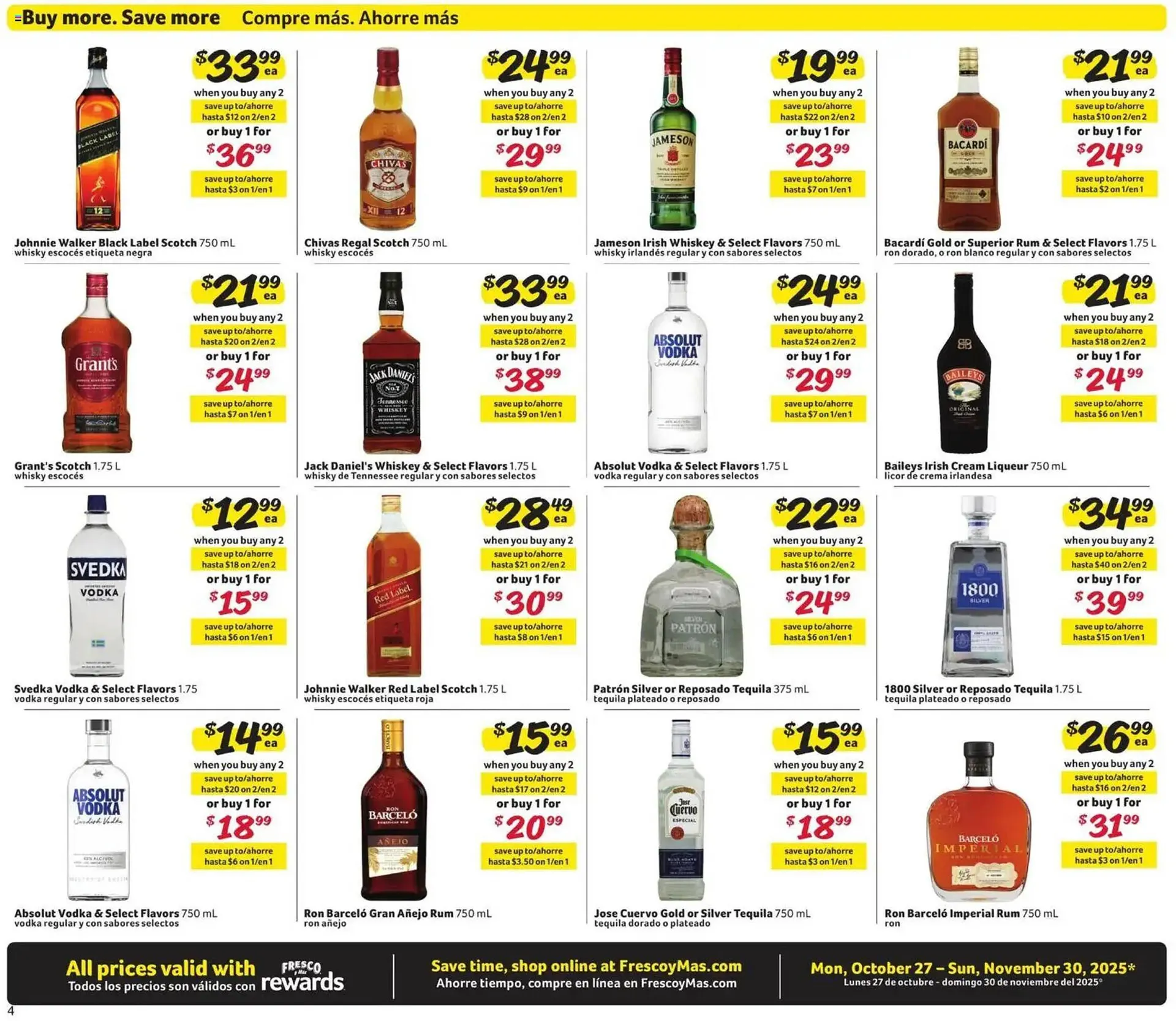 Weekly ad Fresco y Más weekly ad from October 27 to November 30 2025 - Page 4