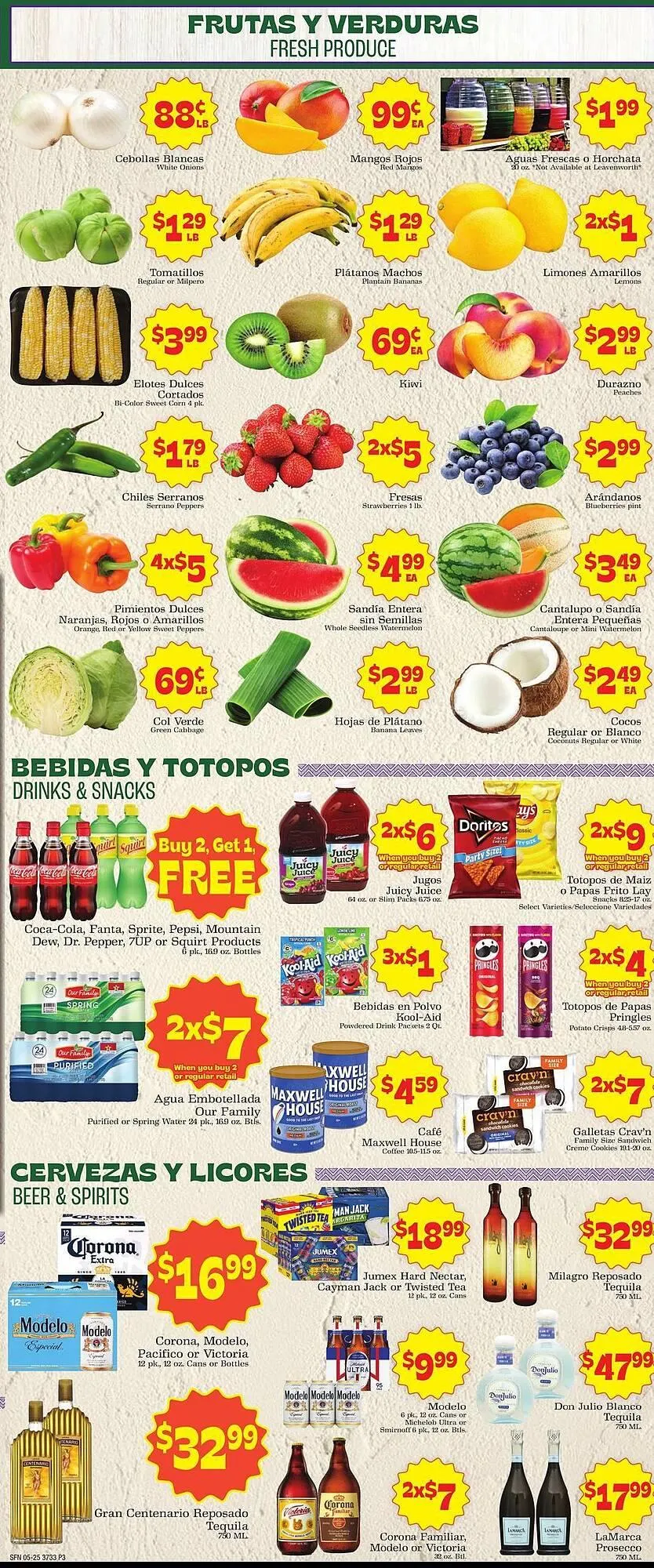 Weekly ad Supermercado Nuestra Familia Weekly Ad from May 25 to May 31 2025 - Page 3