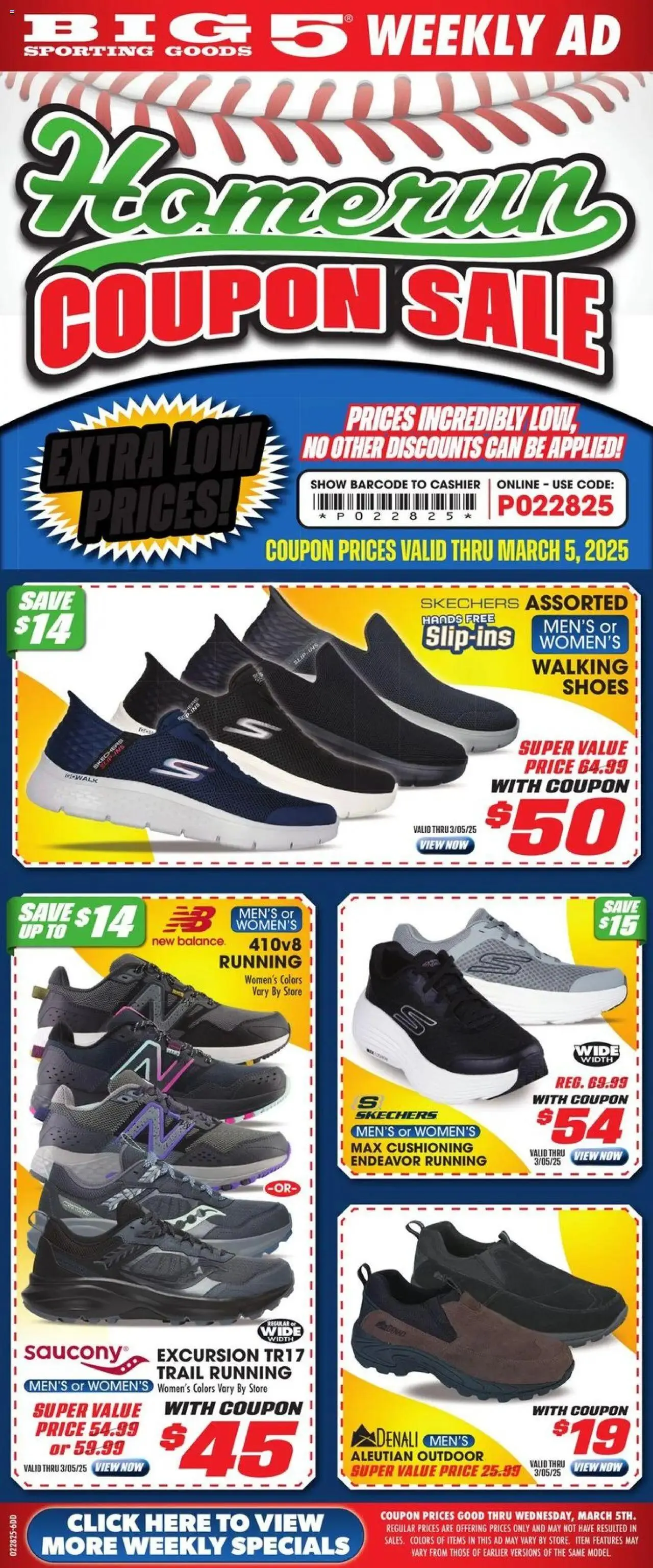 Weekly ad Big 5 Sporting Goods - Weekly Ad - TX from February 28 to March 5 2025 - Page 1