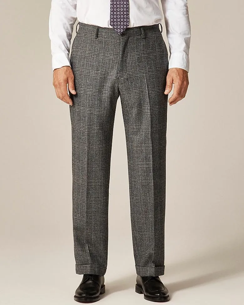Kenmare Relaxed-fit suit pant in English lambswool