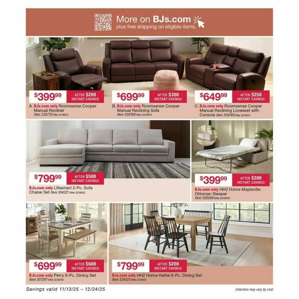 Weekly promotion BJ's spanning from November 20 to December 4 2025 - Page 36 for Catalogue 365