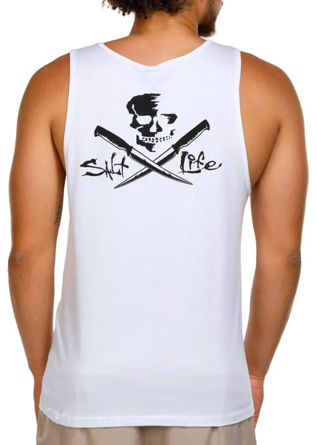 Salt Life Mens One Cast At A Time Tank Top