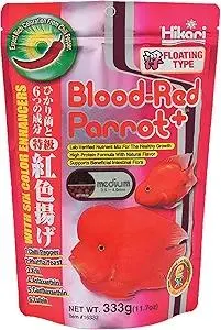 Hikari Blood Red Parrot+ Fish Food, Medium Pellet, 11.7 oz. (333g)