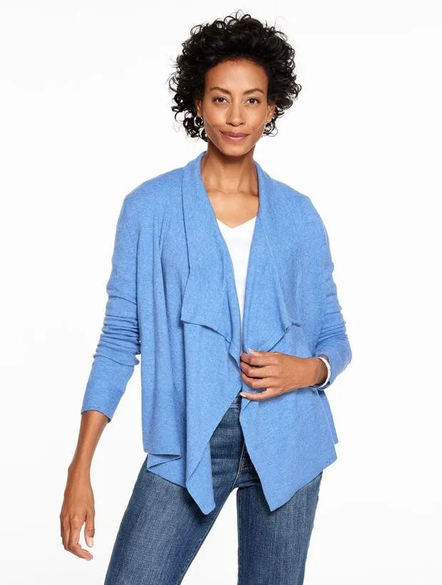 Metallic Threaded Flyaway - Heather