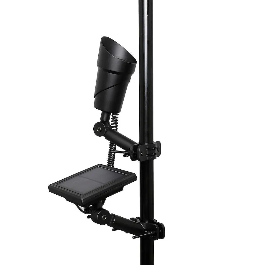 Harbor Breeze Black Solar LED Spot light
