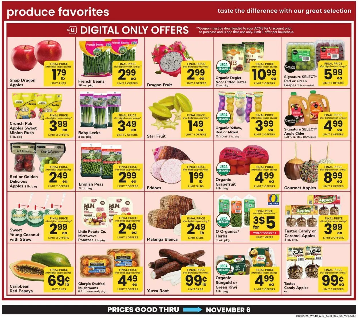 Weekly ad Acme Current weekly ad from October 3 to November 6 2025 - Page 5