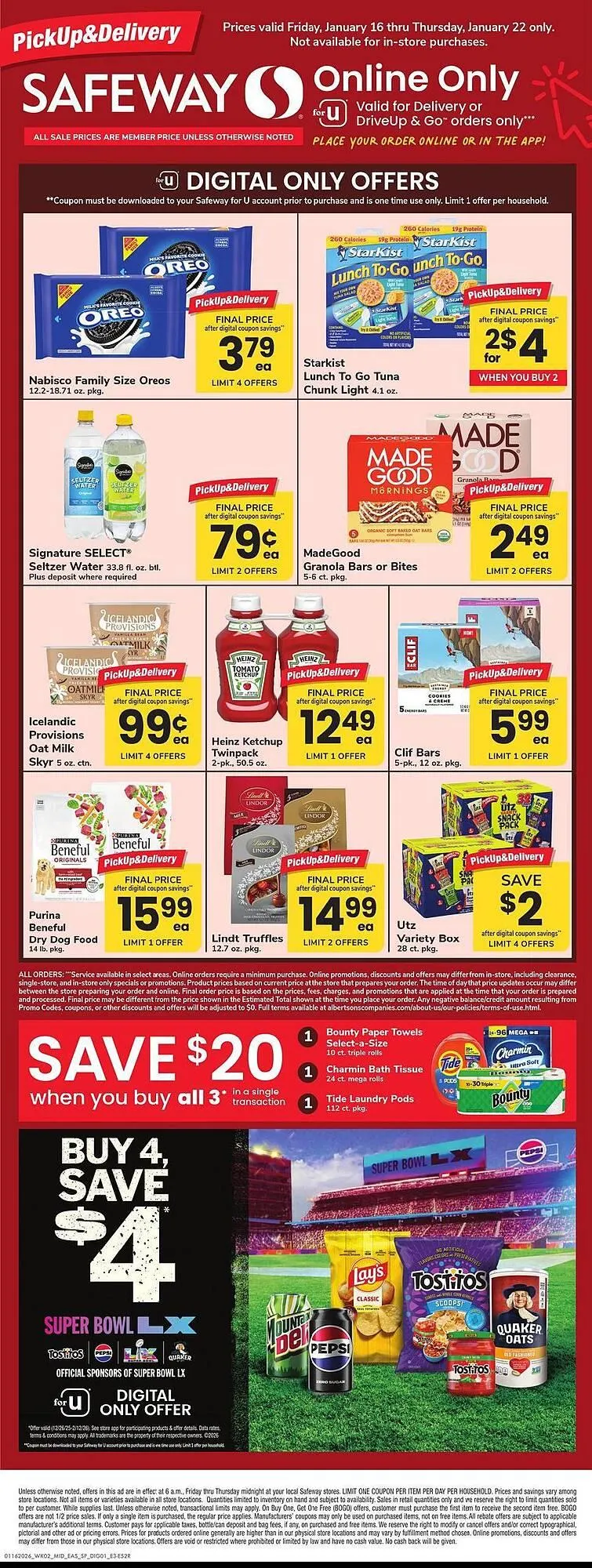 Weekly ad Safeway weekly ad from January 16 to January 22 2026 - Page 1