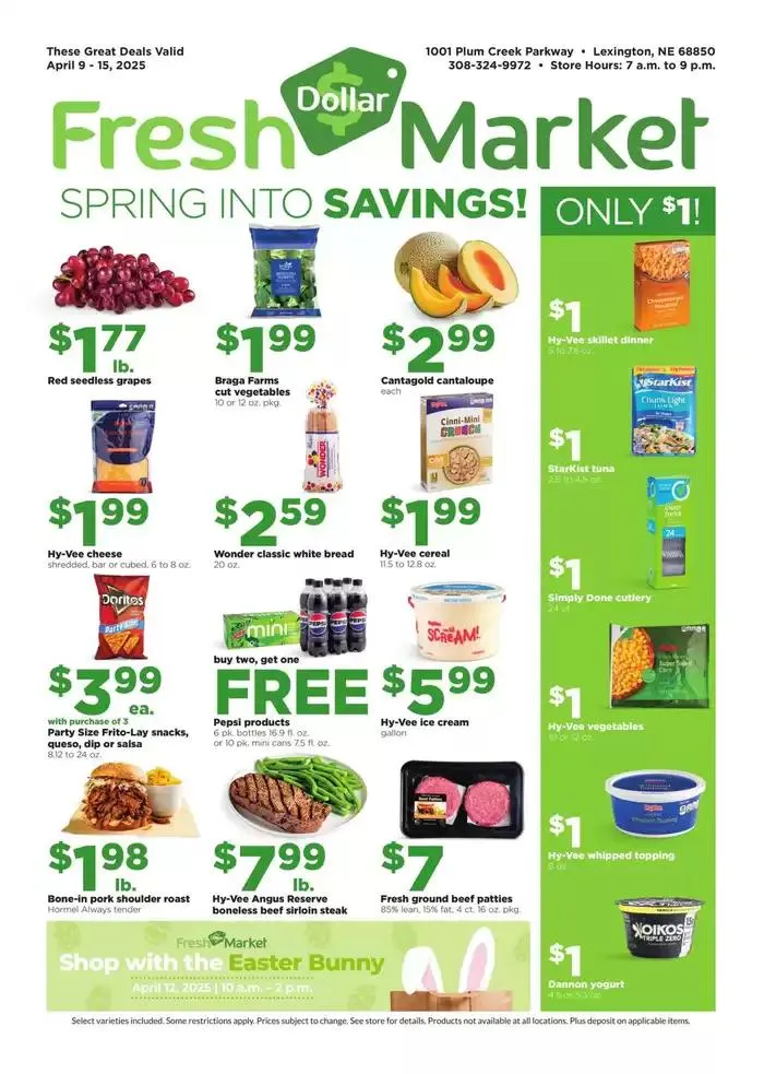 Weekly ad Dollar Fresh from April 9 to April 15 2025 - Page 1