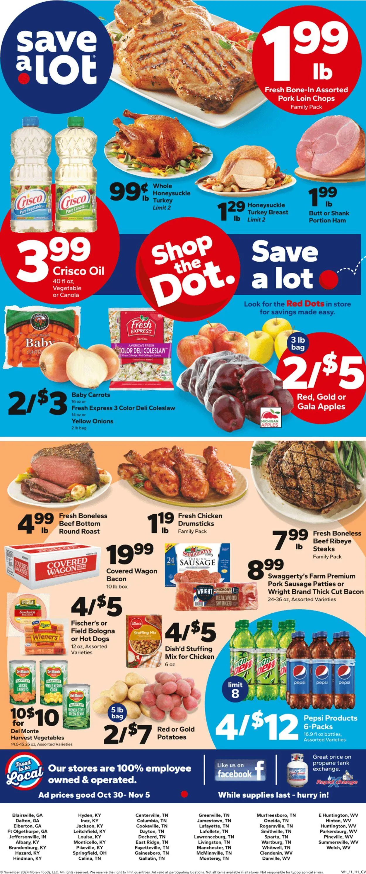 Weekly ad Save a Lot Current weekly ad from November 13 to November 27 2024 - Page 1