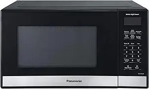 Panasonic NN-SB458S Compact Microwave, 0.9 cft, Stainless Steel