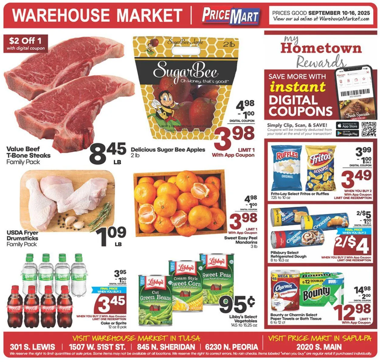 Weekly ad Warehouse Market from September 10 to September 16 2025 - Page 1