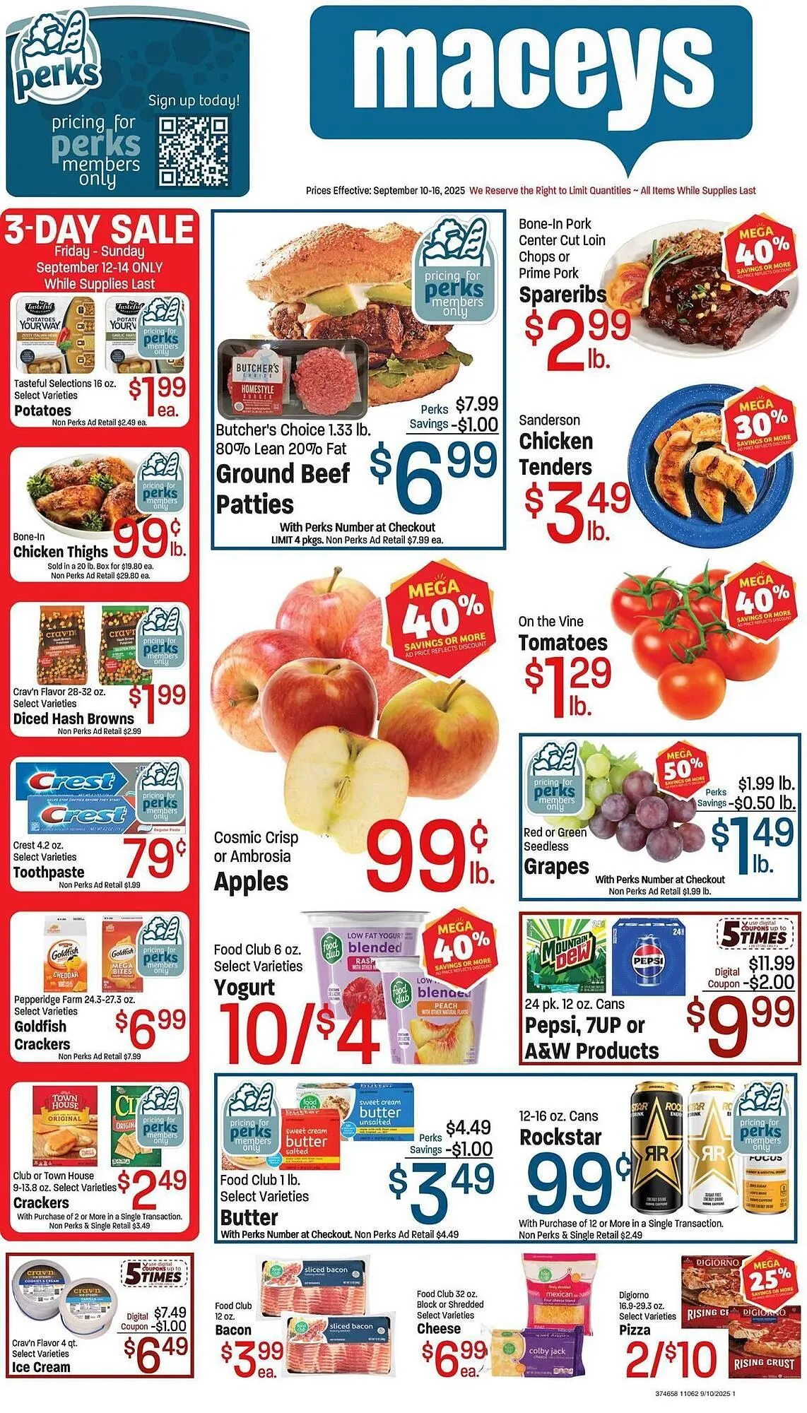 Weekly ad Maceys weekly ad from September 10 to September 17 2025 - Page 1