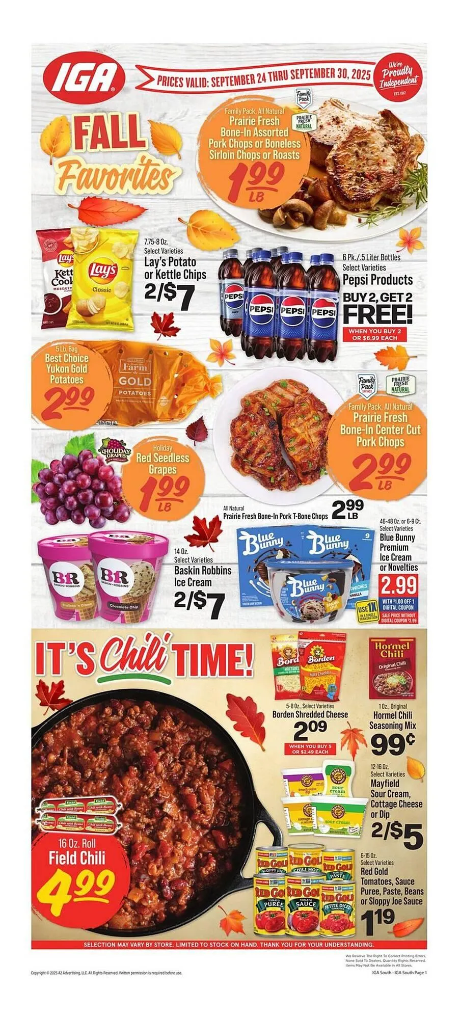 Weekly ad IGA weekly ad from September 24 to September 30 2025 - Page 1