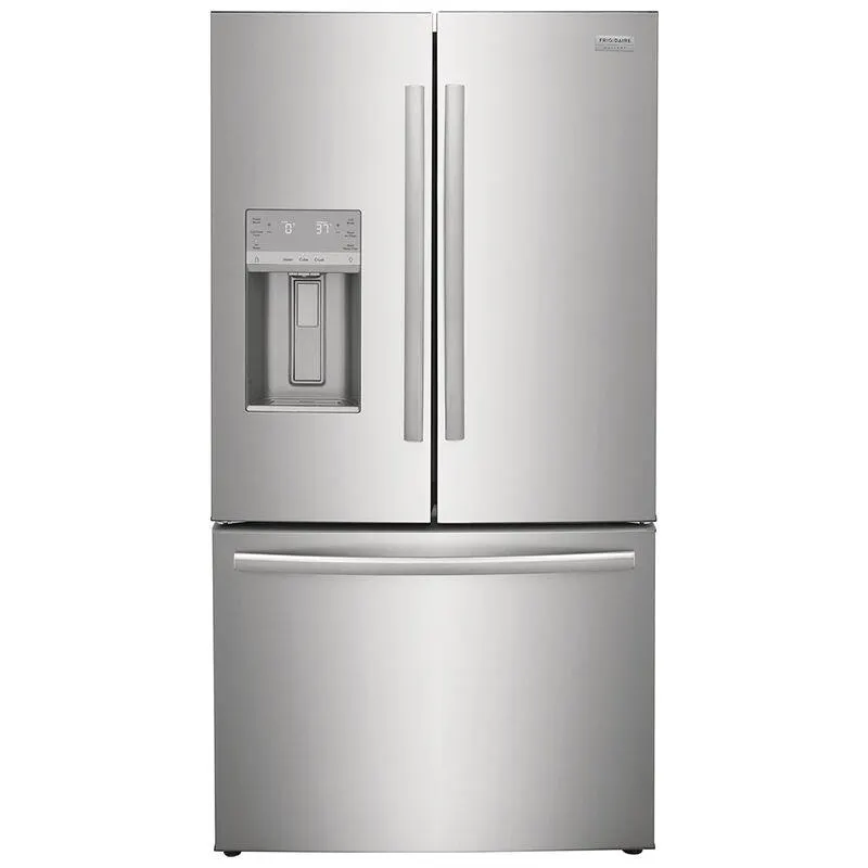 Frigidaire Gallery 36 in. 22.6 cu. ft. Counter Depth French Door Refrigerator with Ice & Water Dispenser - Stainless Steel
