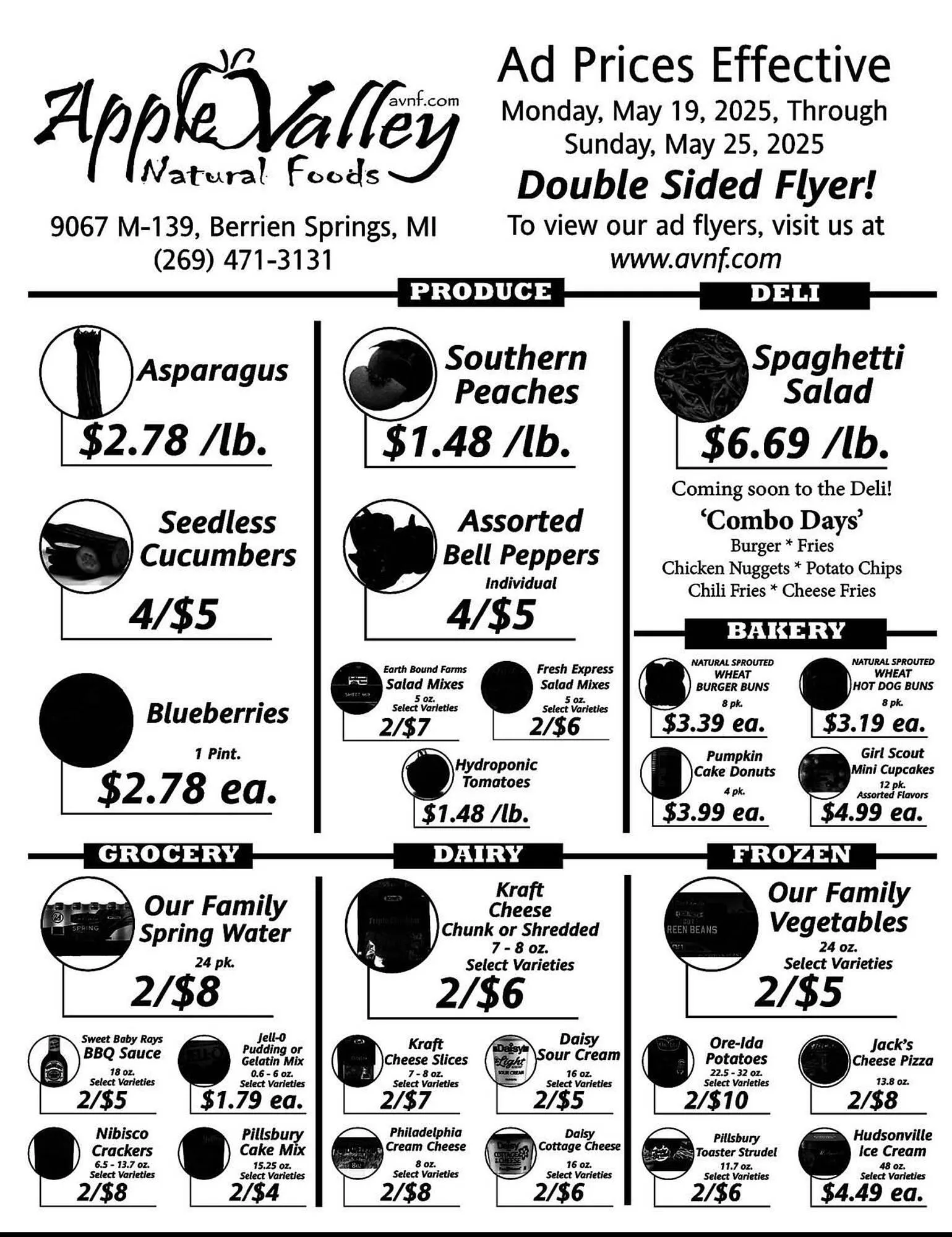 Weekly ad Apple Valley Natural Foods Weekly Ad from May 19 to May 25 2025 - Page 1