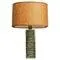 Ceramic Table Lamp with Custom Made Lampshade by René Houben, 1970s