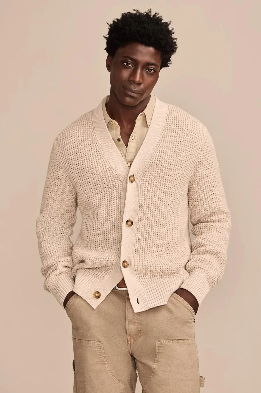 waffle cardigan