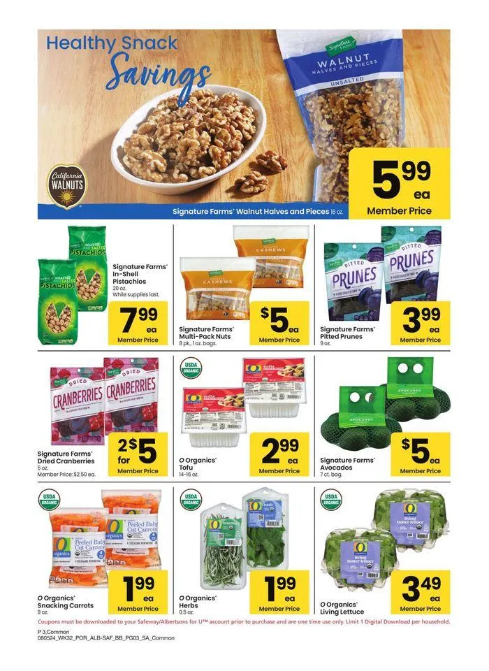 Weekly ad Albertsons - Portland - BBS from August 5 to September 8 2024 - Page 3
