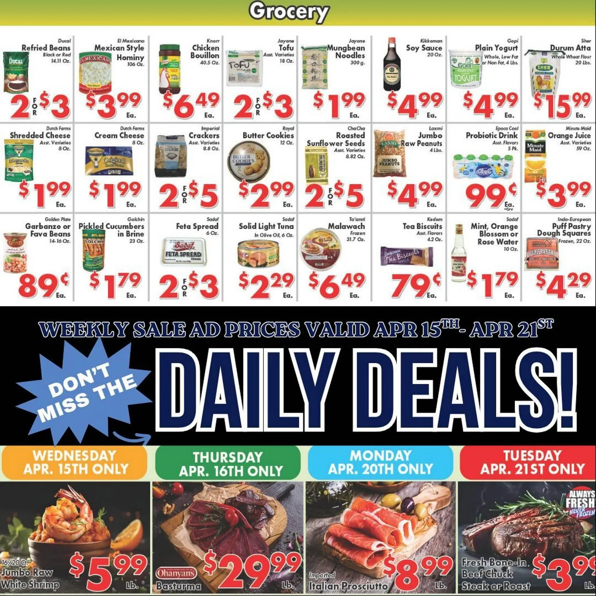Weekly promotion Valley Marketplace weekly ad spanning from April 17 to April 21 2026 - Page 3 for Catalogue 365